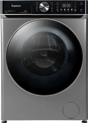Стиральная машина Бирюса WM-SC914/15 W перламутровый синий, загрузка фронтальная 9 кг, 1400 об/мин, класс А+++