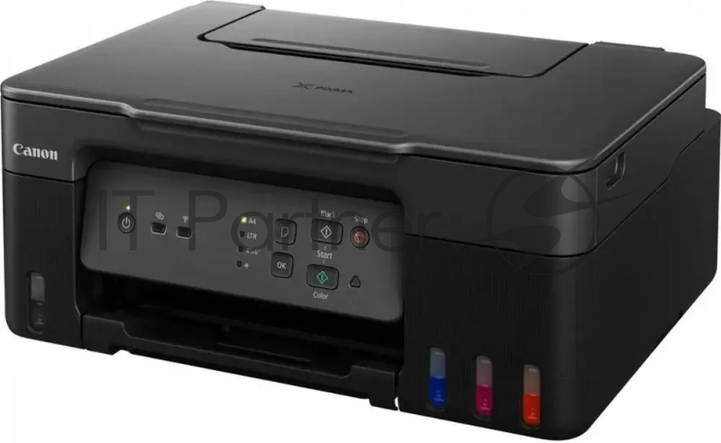 МФУ струйное Canon PIXMA G3430 (5989C009), A4, цветное, печ. 11 стр/мин. (ч/б) 6 стр/мин. (цвет), скан. до 3.16 стр/мин., 4800 x 1200 dpi (печать) 600x1200dpi (скан.), USB, Wi-Fi, Air Print, Mopria