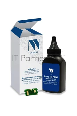 Заправочный комплект NVPrint для Kyocera ТK-1200 (M2235dn, M2735dn, M2835dw, P2335d, P2335dn, P2335dw), 125 гр, 3000 стр (тонер + чип)