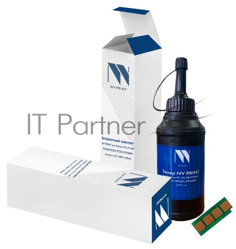 Заправочный комплект NVPrint для Pantum PC-211RB P2200/P2207/P2507/P2500W (тонер+чип) 1600 стр