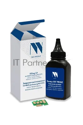 Заправочный комплект NVPrint для Samsung MLT-D111L (M2022, M2020, M2021, M2020W, M2070, M2070FW), 60 гр, 1800 стр (тонер + чип)