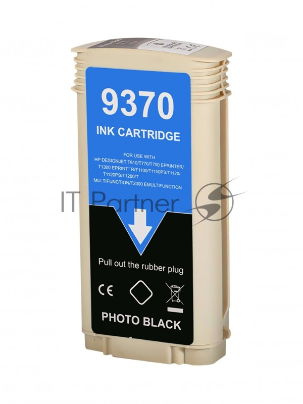 Картридж струйный NVPrint 72 (NV-C9370A) Photo Black для HP DesignJet T1100, T1120, T1200, T1300, T610, T620, T770, T790, T2300, T795 (130 мл)