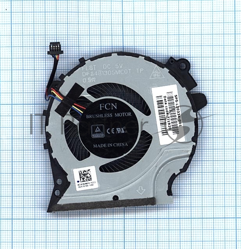 Вентилятор (кулер) для ноутбука HP Pavilion 15-CX GPU