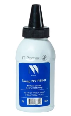 Тонер NVP HP 1005 (100г) (CB435A,CB436A,CE278X, CE285A,CE390A/X) для HP LJ P1002, 1003, 1004, 1005, 1006, 1007, 1008, 1009, LJ-M1120, P1505, M1522M ,LJ Pro M1530, 1536, 1560, 1566, 1600, 1606, LJ Pro M1132, 1134, 1136, 1137, 1210, 1212, 1214, 1217; P1101, 1102, 1103, 1104, 1106, 1108, 1109, LJ-M601, 602, 603, 4555; Canon LBP 3010, 3020, 3100, 3250, 6000, 6020, 6030, 6200, 6230; MF 3010, 4410, 4430, 4450, 4550, 4570, 4580, 4730, 4750, 4780, 4870, 4890