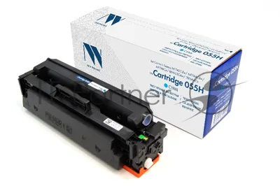 Картридж лазерный NVPrint совместимый NV-055H Голубой для Canon i-Sensys MF742Cdw/MF744Cdw/MF746Cx/LBP663Cdw/LBP664Cx (5900k)