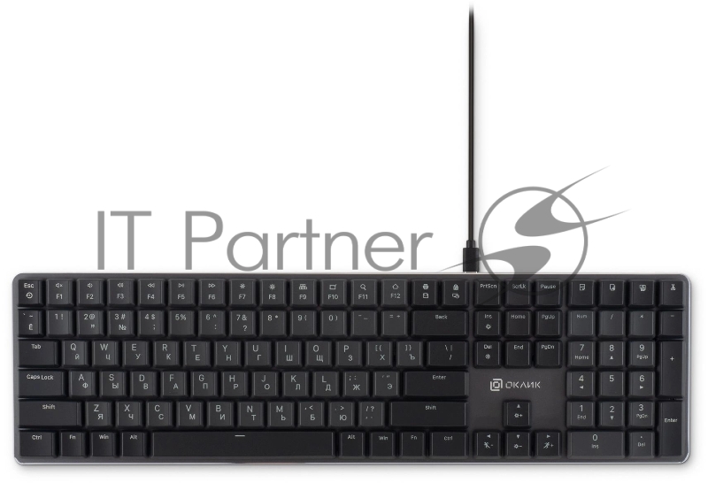 Клавиатура Oklick K953X проводная, USB Type-A, чёрный