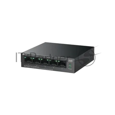 Коммутатор TP-Link LS105GP, 4×1 Гбит/с PoE + 1×1 Гбит/с, неуправляемый