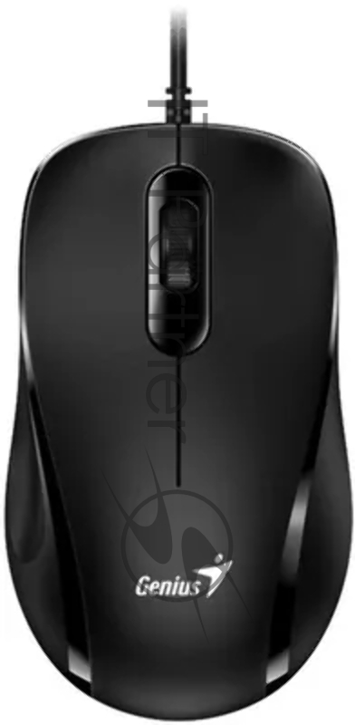 Мышь проводная Genius DX-101 черный, 1200 dpi, USB, кнопки - 3