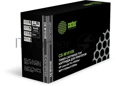 Картридж лазерный Cactus CS-W1510X (W1510X) черный (9700 стр.) для HP LJ Pro 4003dw/MFP 4103dw/4103fdw
