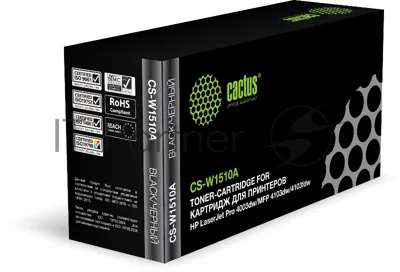 Картридж лазерный Cactus CS-W1510A (W1510A) черный (3050 стр.) для HP LJ Pro 4003dw/MFP 4103dw/4103fdw
