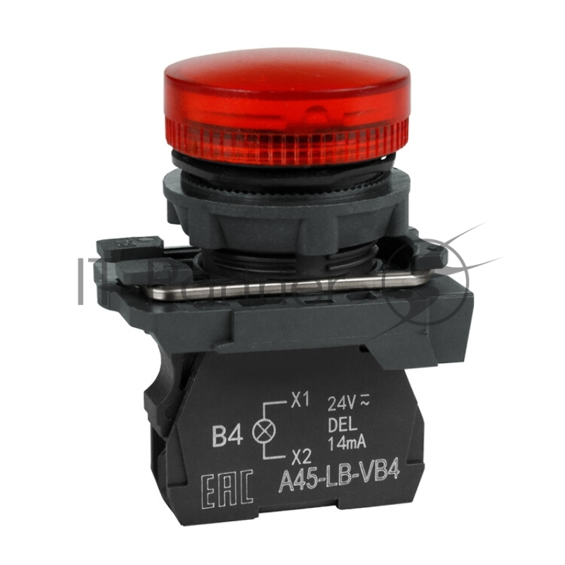 Сигнальная лампа OptiSignal D22 C5-L-M4 красная пластик 230-240VAC XB5AVM4