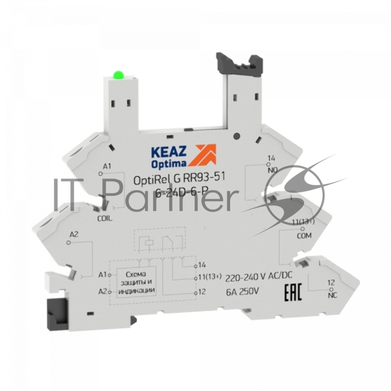 Розетка для реле OptiRel G RR93-51-6-24D-6-P