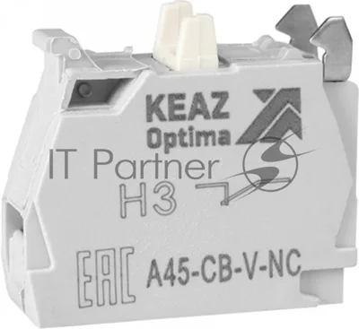 Контактный блок OptiSignal D22 A45-CB-V-NC 1НЗ винтовой зажим ZBE102
