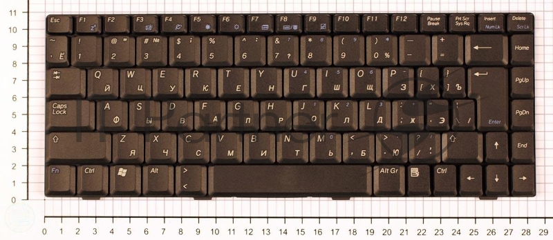 Клавиатура для ноутбука ASUS W5 W6 W7 черная