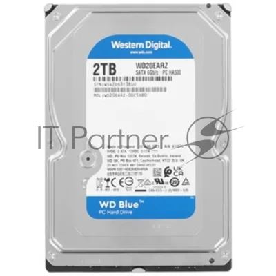 Жесткий диск HDD WD Blue 2Tb 5400rpm SATA 64Mb 3.5"