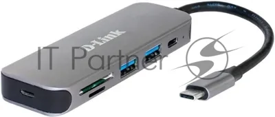 USB-концентратор D-Link DUB-2325, USB, USB 3.0 2порта, USB Type-C,SD,microSD, адаптер/USB