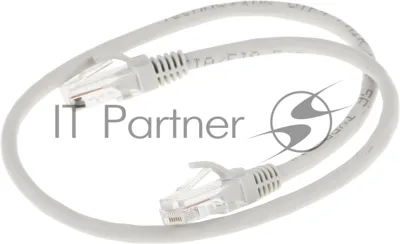 Патч-корд 5-970 0.5 1G UTP 4 пары cat.5e CCA molded 0.5м серый RJ-45 (m)-RJ-45 (m)