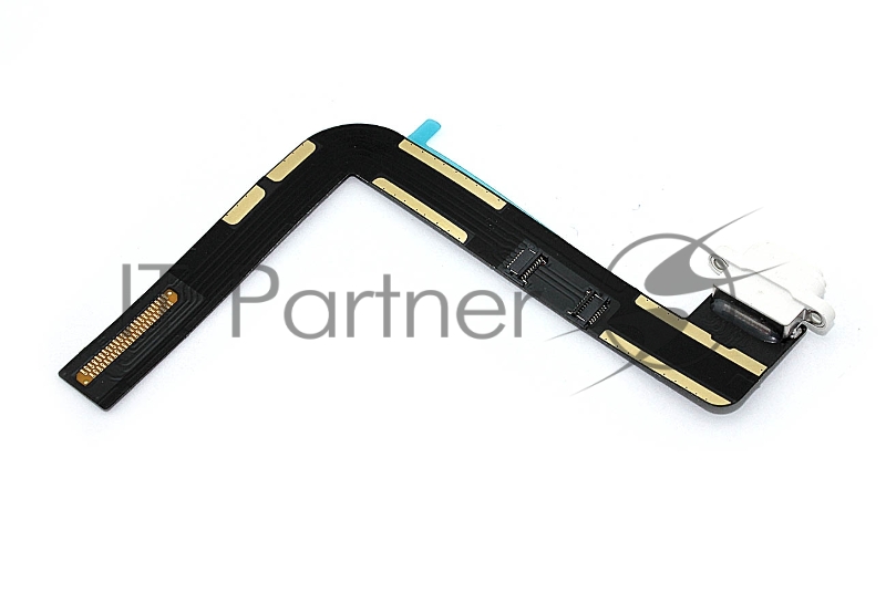 Шлейф c разъемом зарядки для Apple iPad 7 2019, iPad 8 2020 белый