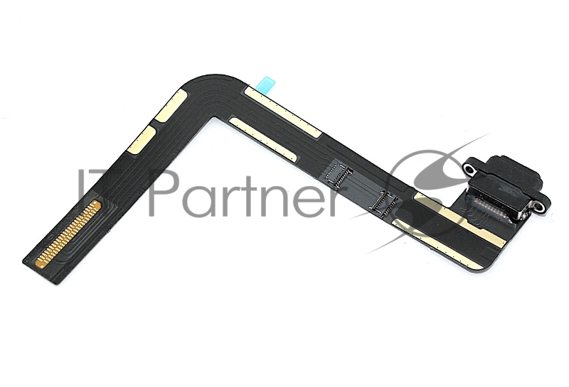 Шлейф c разъемом зарядки для Apple iPad 7 2019, iPad 8 2020 черный