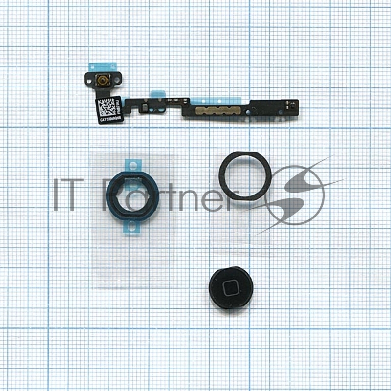 Шлейф кнопки Home для Apple iPad Mini черный