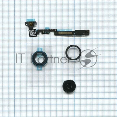 Шлейф кнопки Home для Apple iPad Mini черный