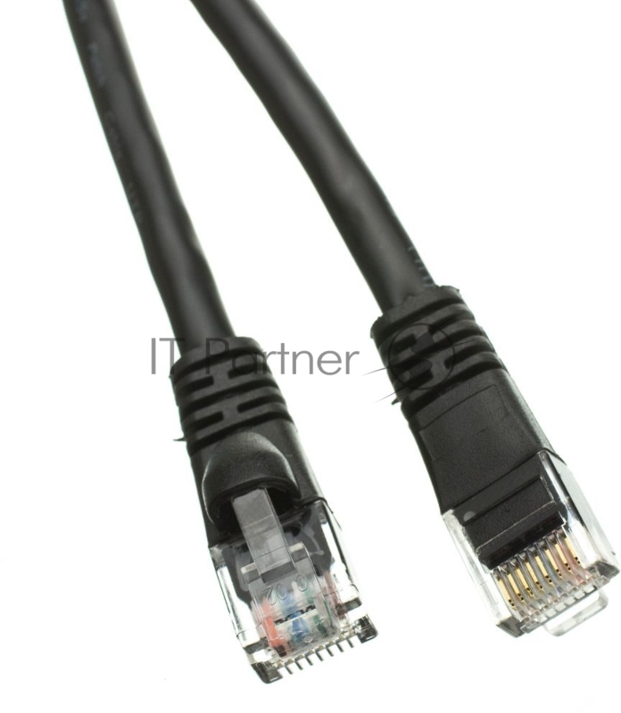 Патч-корд NTSS NTSS-PC-UTP-RJ45-5e-5.0-LSZH-BL NTSS-PC-UTP-RJ45-5E-5.0-LSZH UTP RJ-45 вил.-вилка RJ-45 кат.5E 5м черный LSZH (уп.:1шт) 26AWG