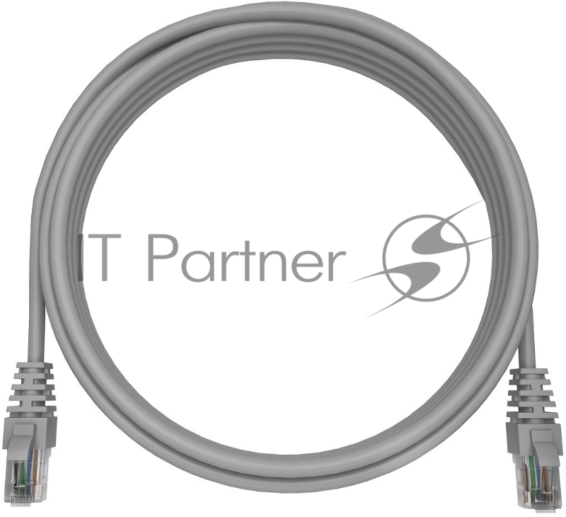 Патч-корд NTSS NTSS-PC-UTP-RJ45-6-3.0-LSZH-GY NTSS-PC-UTP-RJ45-6-3.0-LSZH-G UTP RJ-45 вил.-вилка RJ-45 Cat.6 3м серый LSZH (уп.:1шт) 24AWG