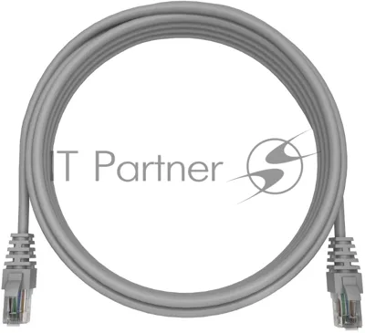 Патч-корд NTSS NTSS-PC-UTP-RJ45-6-3.0-LSZH-GY NTSS-PC-UTP-RJ45-6-3.0-LSZH-G UTP RJ-45 вил.-вилка RJ-45 Cat.6 3м серый LSZH (уп.:1шт) 24AWG