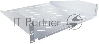 Полка стационарная NTSS NTSS-FF-450 1U нагр.:20кг. 19" 450мм серый (упак.:1шт)