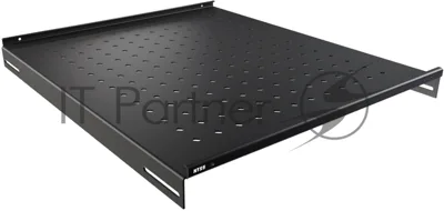 Полка стационарная NTSS NTSS-FS-800-BL 1U нагр.:60кг. 19" 550мм черный (упак.:1шт)