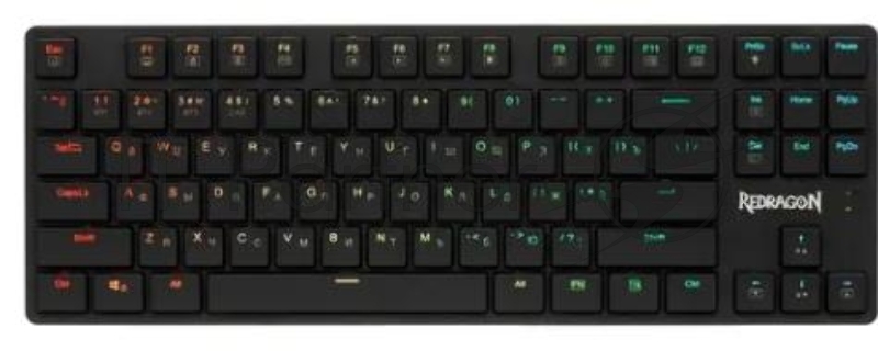 Клавиатура беспроводная Redragon Anubis K539-RGB, USB, Bluetooth/Радиоканал, черный