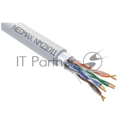 Кабель NEOMAX NM21011 F/UTP cat.5e 4 пары (305 м) 0.48 мм (24 AWG) Медь LSZH, серый