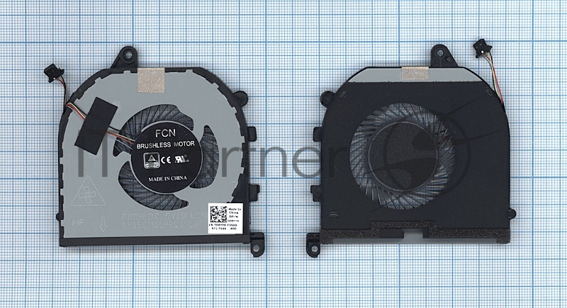 Вентилятор (кулер) для ноутбука Dell XPS 15 9570 Precision 5530 M5530 CPU