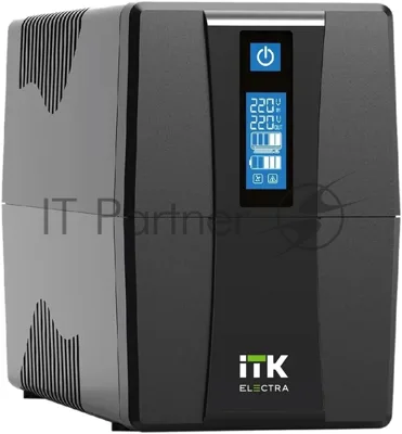 Источник бесперебойного питания Line-interactive 800ВА/480Вт, фаза 1/1, LCD дисплей, с АКБ 1х9AH, USB, Schuko