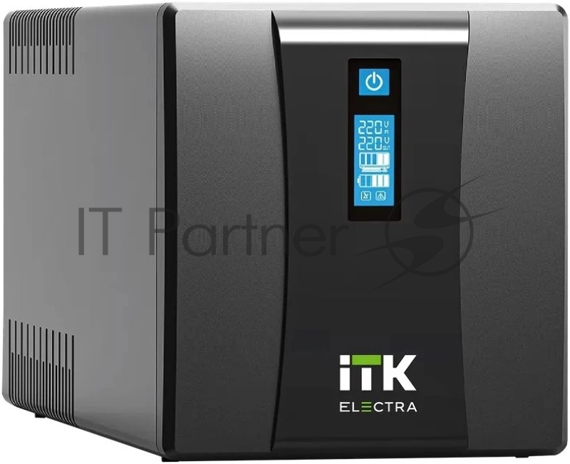 Источник бесперебойного питания Line-interactive 1,2кВА/720Вт, фаза 1/1, LCD дисплей, с АКБ 2х7AH, USB