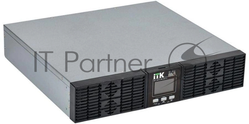 Источник бесперебойного питания Online Rackmount 2кВА/2кВ, однофазный с LCD дисплеем 36VDC без АКБ 2U