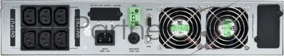 Источник бесперебойного питания Online Rackmount 3кВА/3кВт, однофазный с LCD дисплеем 72VDC с АКБ 2U 6х7AH