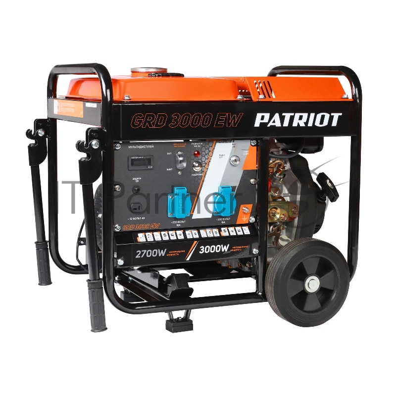 Электрогенератор дизельный Patriot GRD 3000EW, 3 кВт, 77 дБ, 70 кг