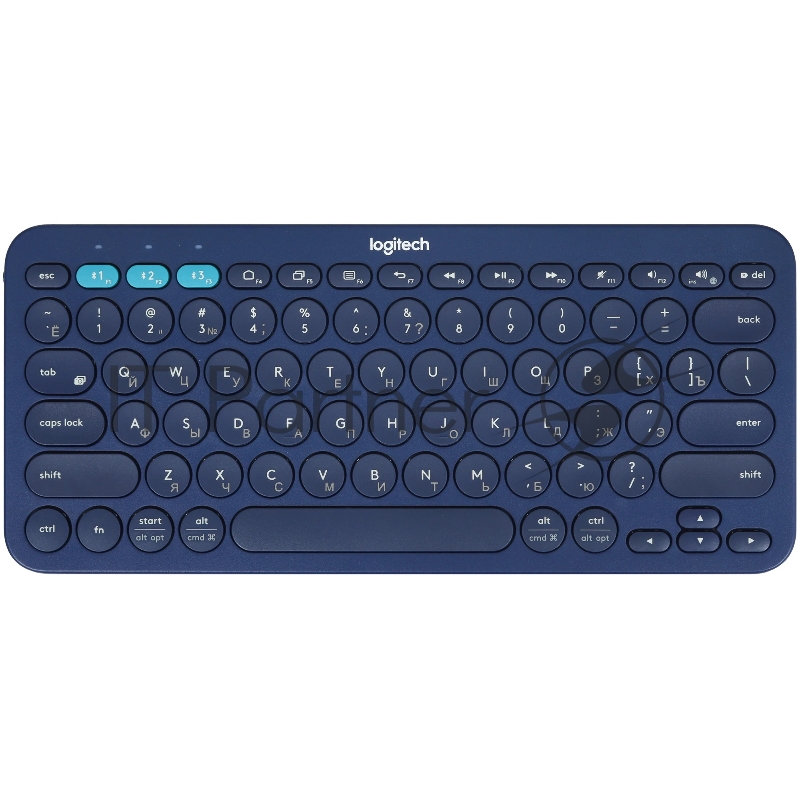 Клавиатура беспроводная Logitech K380 920-007591 синий