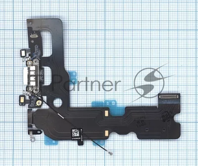 Шлейф разъема питания для iPhone 7 Plus белый