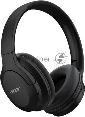 Беспроводные/проводные наушники Acer OHR304 черный, полноформатные, Bluetooth + проводной, активное шумоподавление, до 16 ч
