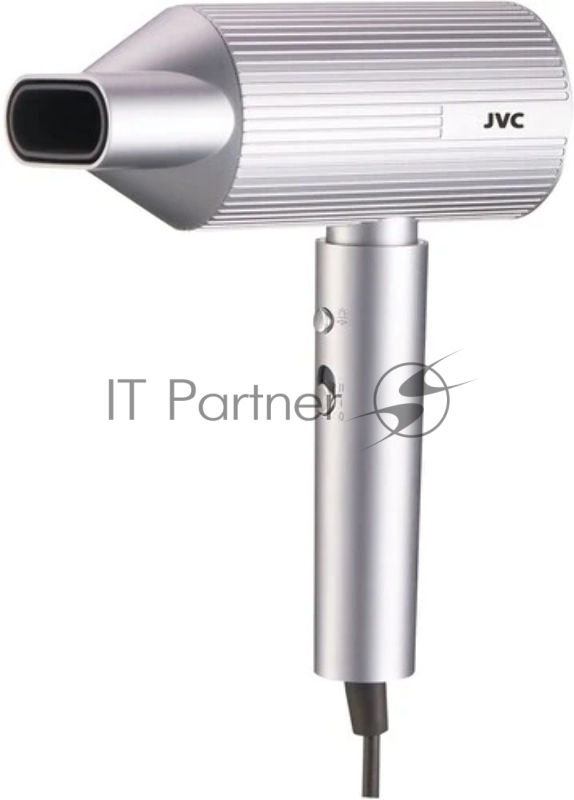 Фен JVC JHD012 серый/серебристый, 1800 Вт