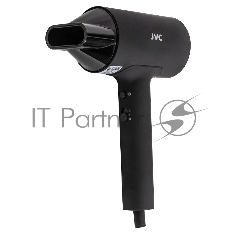 Фен JVC JHD011 черный, 1600 Вт