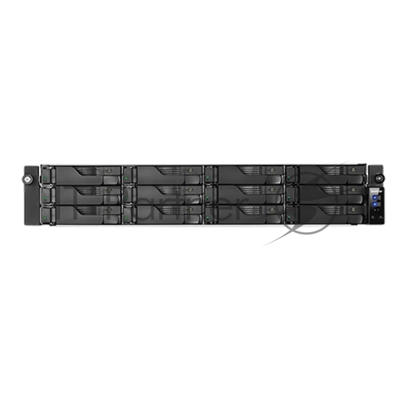 Сетевой накопитель ASUSTOR AS6512RD 12Bay/Intel Atom C3538, 2.1GHz/8Gb DDR4/noHDD,LFF(HDD,SSD),/2x1GbE(LAN)/4xUSB3.2; 90IX01M0-BW3S00