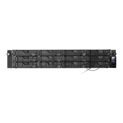 Сетевой накопитель ASUSTOR AS6512RD 12Bay/Intel Atom C3538, 2.1GHz/8Gb DDR4/noHDD,LFF(HDD,SSD),/2x1GbE(LAN)/4xUSB3.2; 90IX01M0-BW3S00