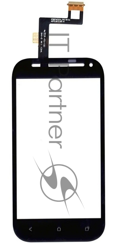 Сенсорное стекло (тачскрин) для HTC One SV LTE T528T, черное