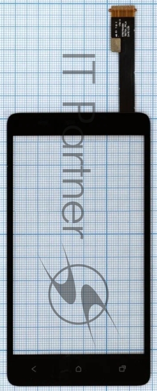 Сенсорное стекло (тачскрин) для HTC One SU T528w, черное