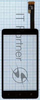 Сенсорное стекло (тачскрин) для HTC One SU T528w, черное