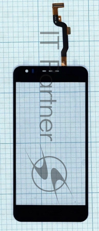 Сенсорное стекло (тачскрин) для HTC Desire 10 Lifestyle, черное