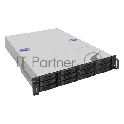 Серверный корпус ExeGate Pro 2U660-HS12 (RM 19", высота 2U, глубина 660, БП 1U-1100ADS, 12xHotSwap)